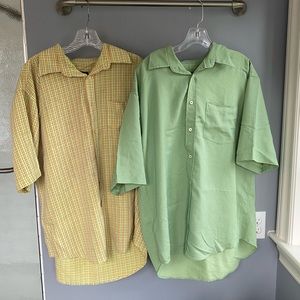 Bugatchi Uomo Short Sleeve Collared Shirts